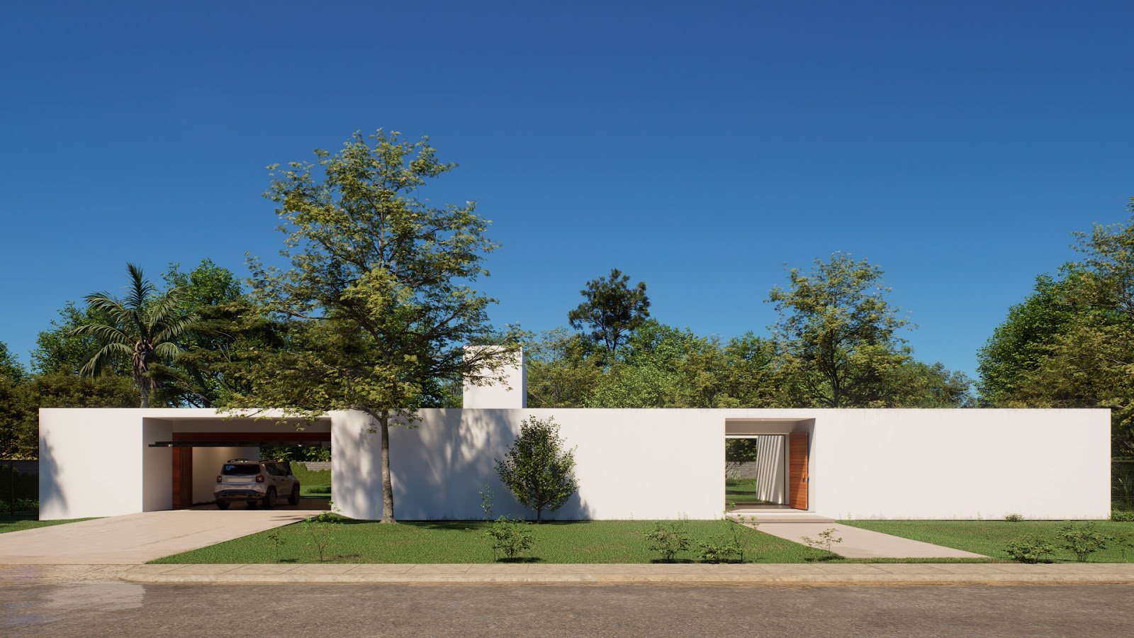Park Way House © ARQBR Arquitetura e Urbanismo | Rendered by D5 Render
