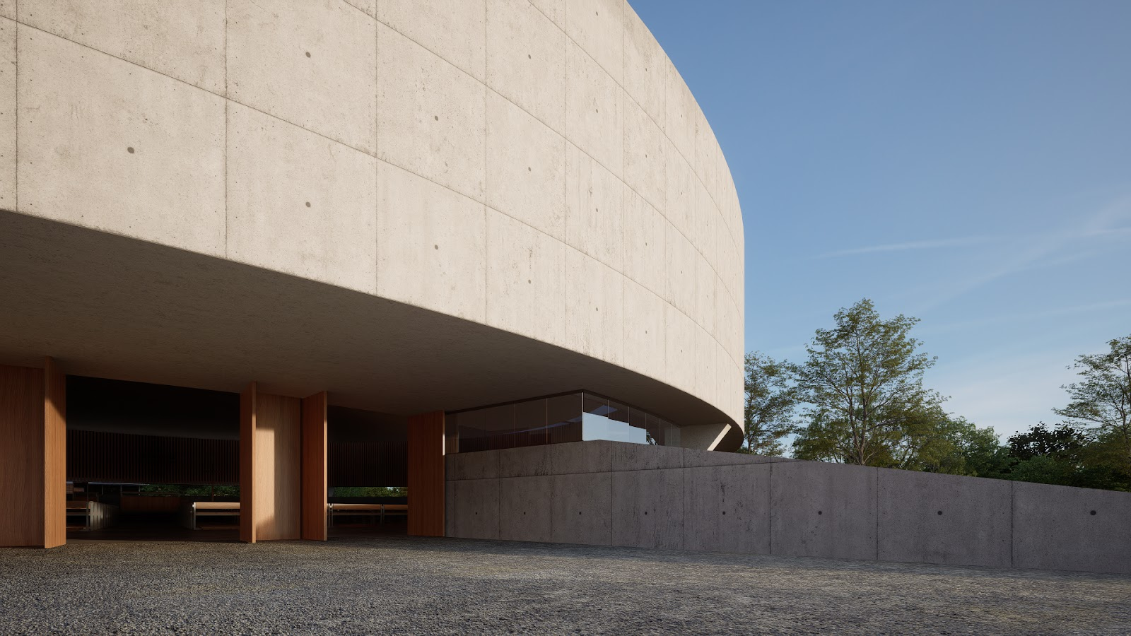 Church of the Holy Family © ARQBR Arquitetura e Urbanismo | Rendered by D5 Render