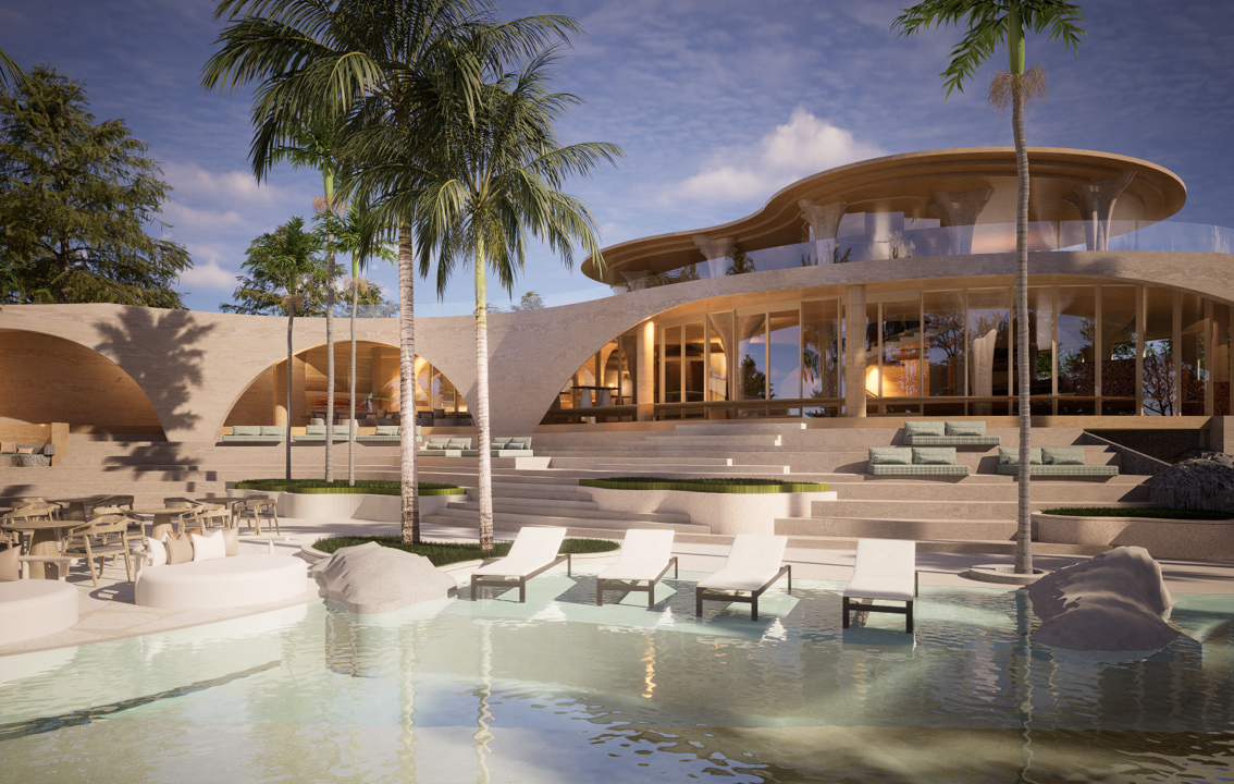 Tropical Modernism in Real-Time: The Wellness Hotel G Journey with D5 Render