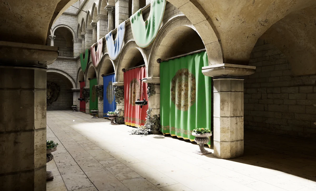D5 Engine GI accurate lighting example