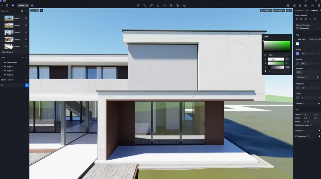 D5 Render AI를 활용한 15분 완성의 사실적인 건축 렌더링.