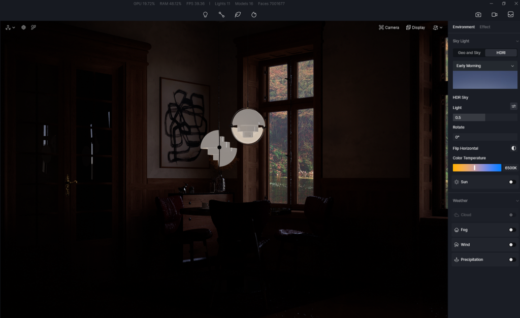 Best practices of interior lighting for SketchUp