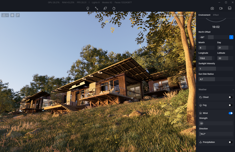 Examples Geo Rendering D5 Render | Natural Sunlighting for Archviz with Geo&Sky