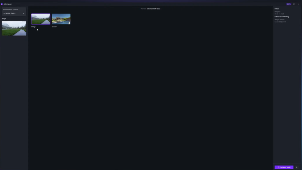 Tracking Enhancement History in D5 Render