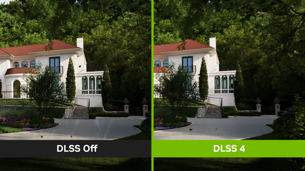 D5 Render 2.10 Beta intègre NVIDIA DLSS 4 : Révolution IA dans le rendu en temps réel