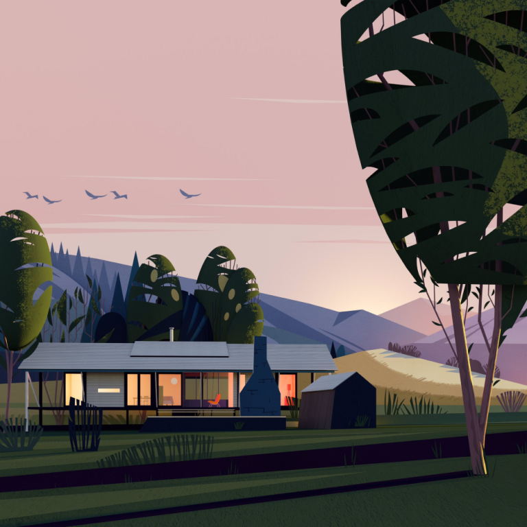 Vector Rendering Style Architectural Rendering Styles Made Easy with AI Style Transfer