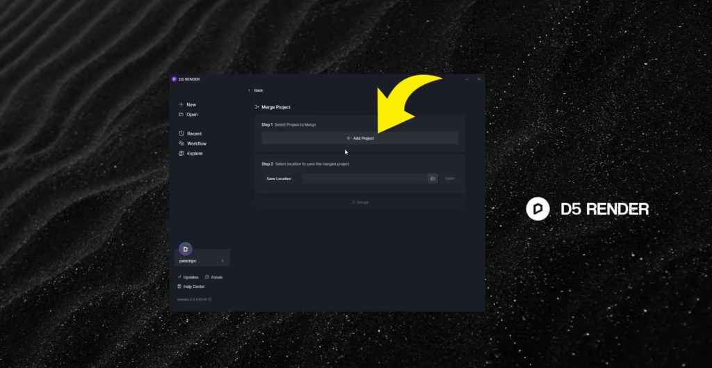 D5 Widgets | Fusiona proyectos de renderizado para trabajar mejor y más fácilmente en Arch Studio