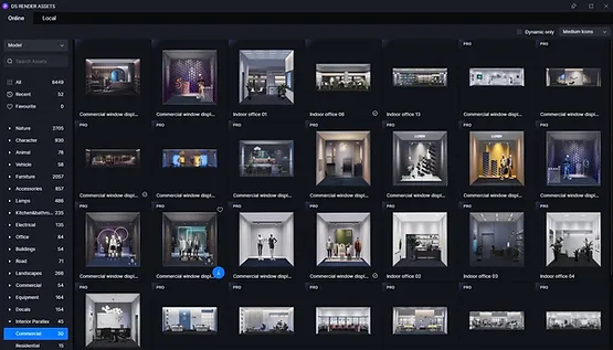 Out-of-the-box Interior Parallax Assets Available in D5 Library to Save Your Time