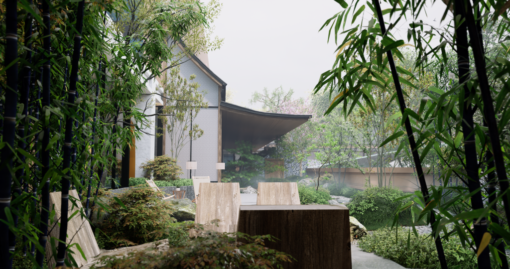 Cómo se beneficia el diseño paisajístico SketchUp del renderizado en tiempo real