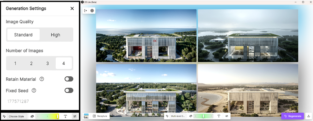 IA en la arquitectura: convierte los modelos en conceptos al instante con D5 Lite