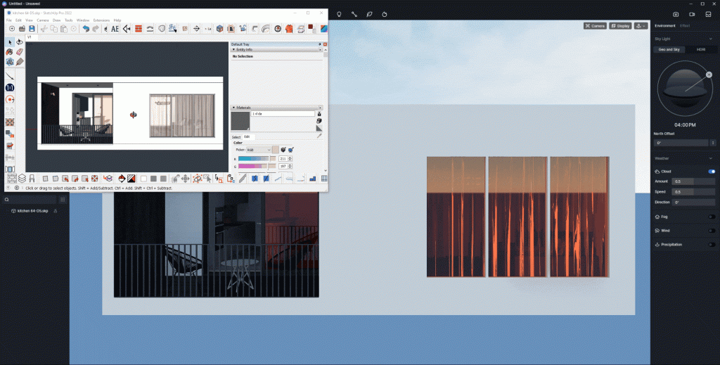 Best practices of interior lighting for SketchUp