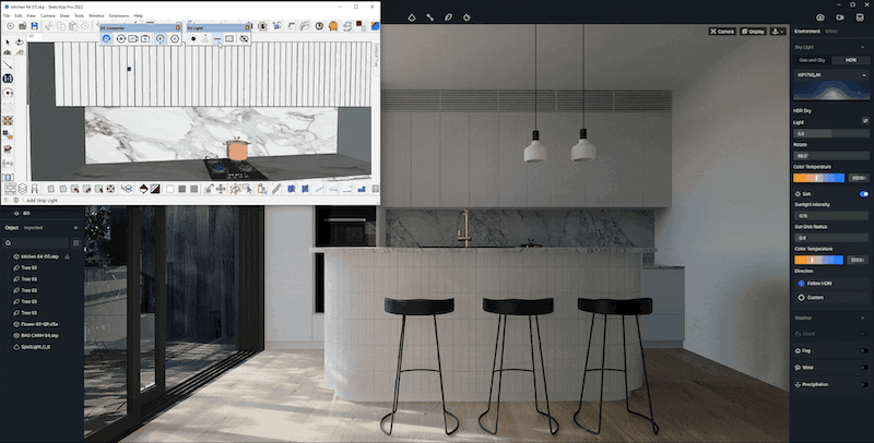 Consejos esenciales para el renderizado de interiores con SketchUp