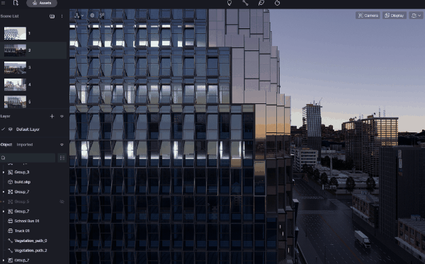 Out-of-the-box Interior Parallax Assets Available in D5 Library to Save Your Time