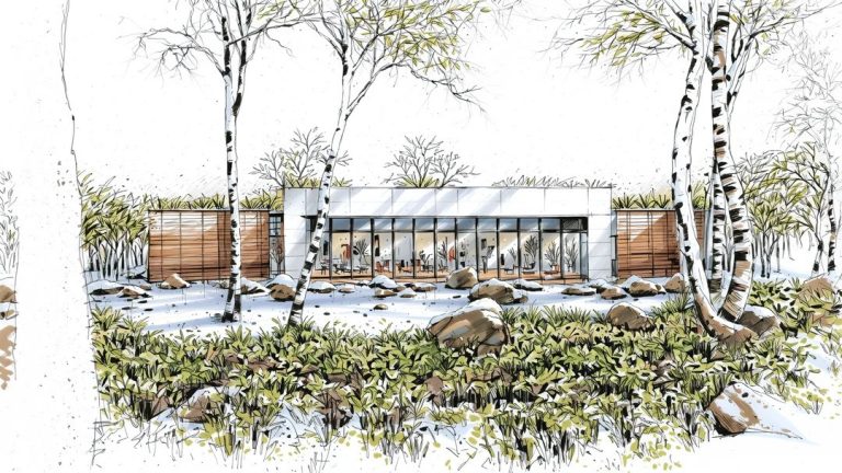 Vector Rendering Style Architectural Rendering Styles Made Easy with AI Style Transfer