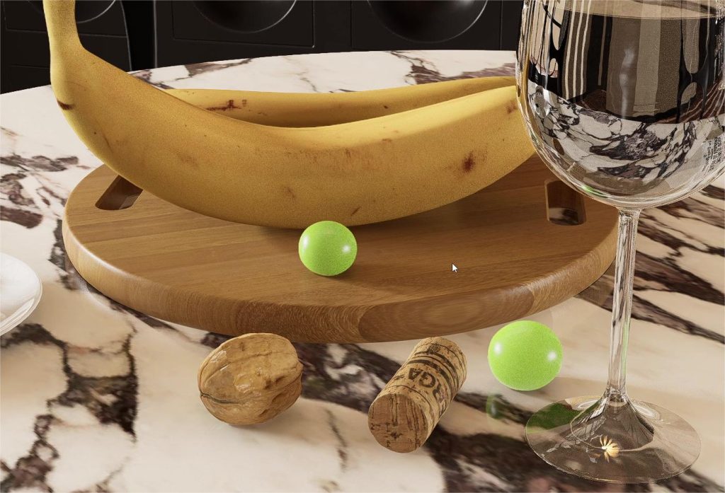 Trazado de rayos en tiempo real cercano a Vray para diseño de interiores | GI, SSS y activos dinámicos