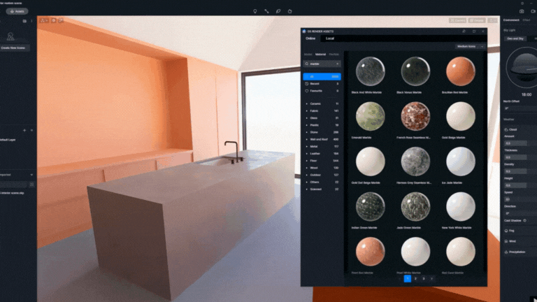 ¿Cómo diseñar cocinas perfectas? ¡Prueba las herramientas inteligentes de D5 Render!
