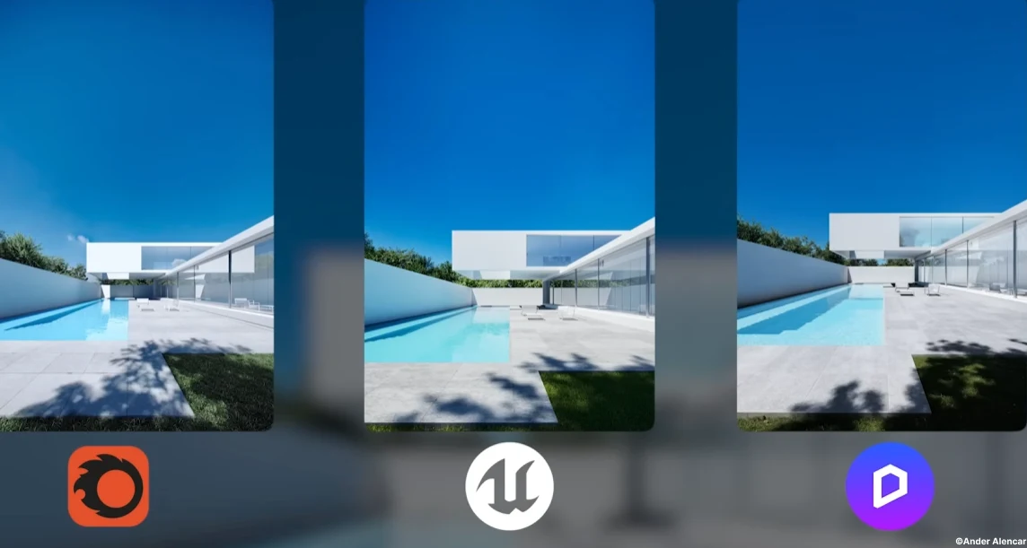 What is the best 3D rendering software? D5 Render vs. Unreal vs. Corona