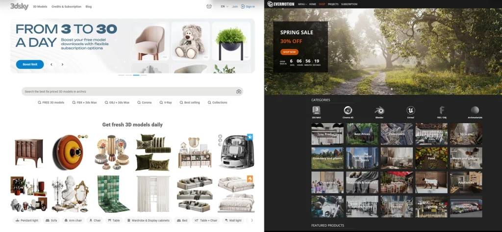 The 5 Best 3D Asset Libraries for Architectural Rendering in 2026