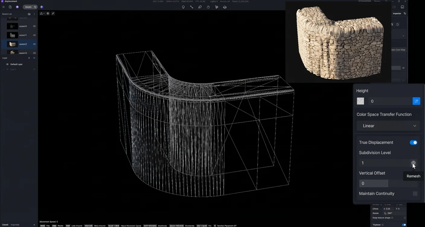 D5 Remesh OFF