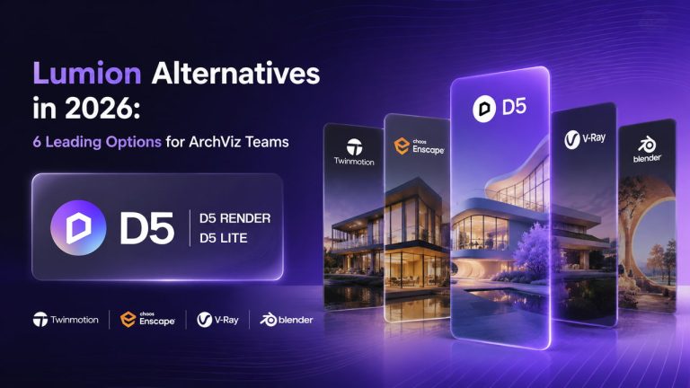 Lumion Alternatives in 2026: 6 Leading Options for ArchViz Teams