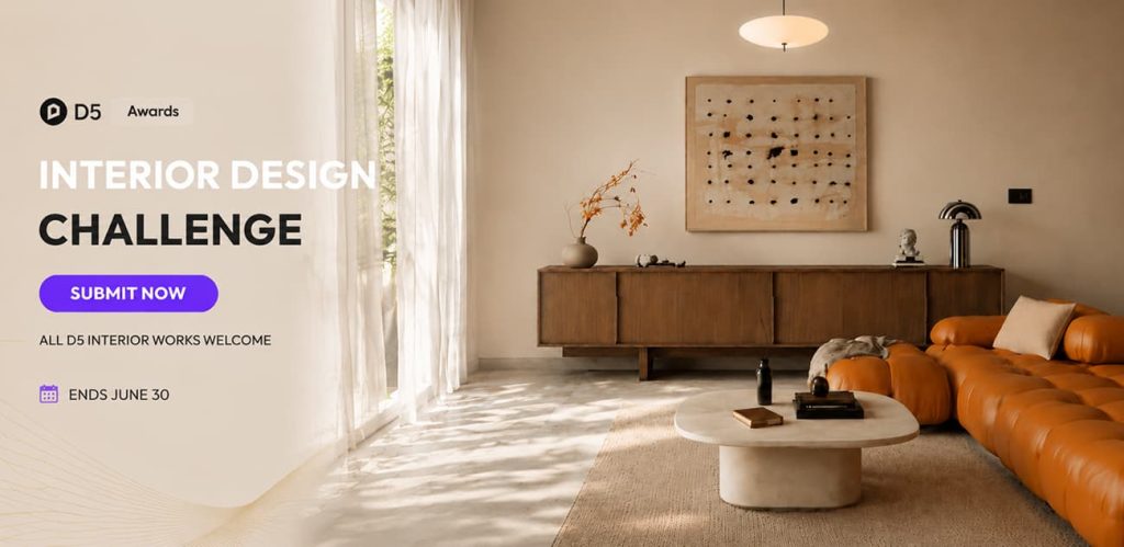 D5 Awards 2026: Interior Design Challenge – Now Open