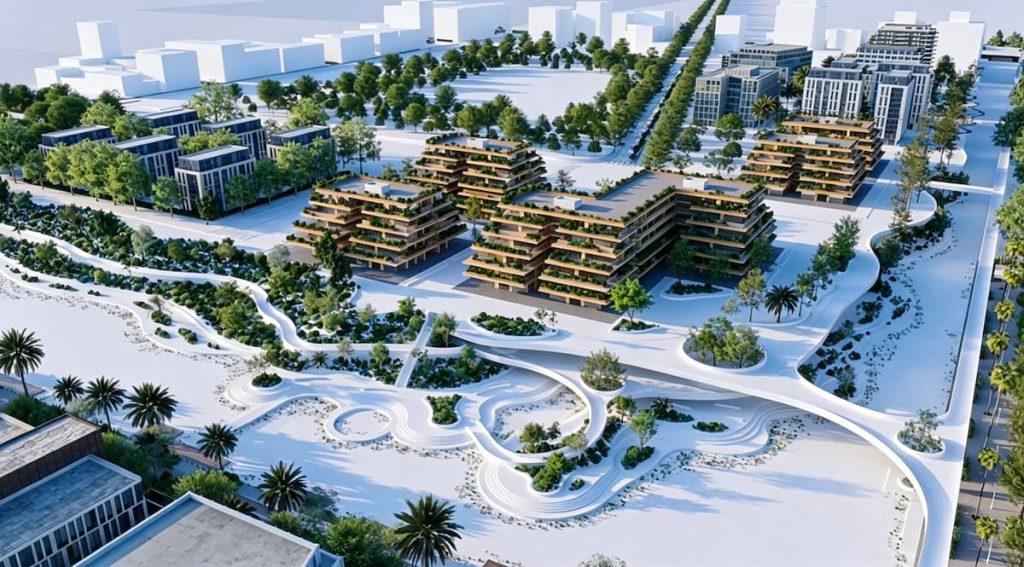 D5 Render: Real-time 3D Exterior Rendering with geometry-aware spatial AI