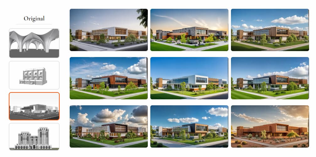 D5 Render: Real-time 3D Exterior Rendering with geometry-aware spatial AI