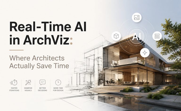 Le flux de travail IA en temps réel de D5 Render accélère les itérations de conception architecturale