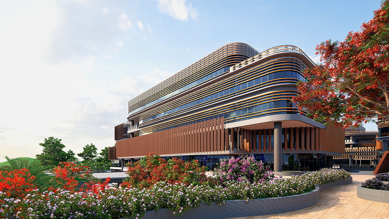 Rendu d'architecture d'extérieur réalisé par Penta Architecture dans D5 Render
