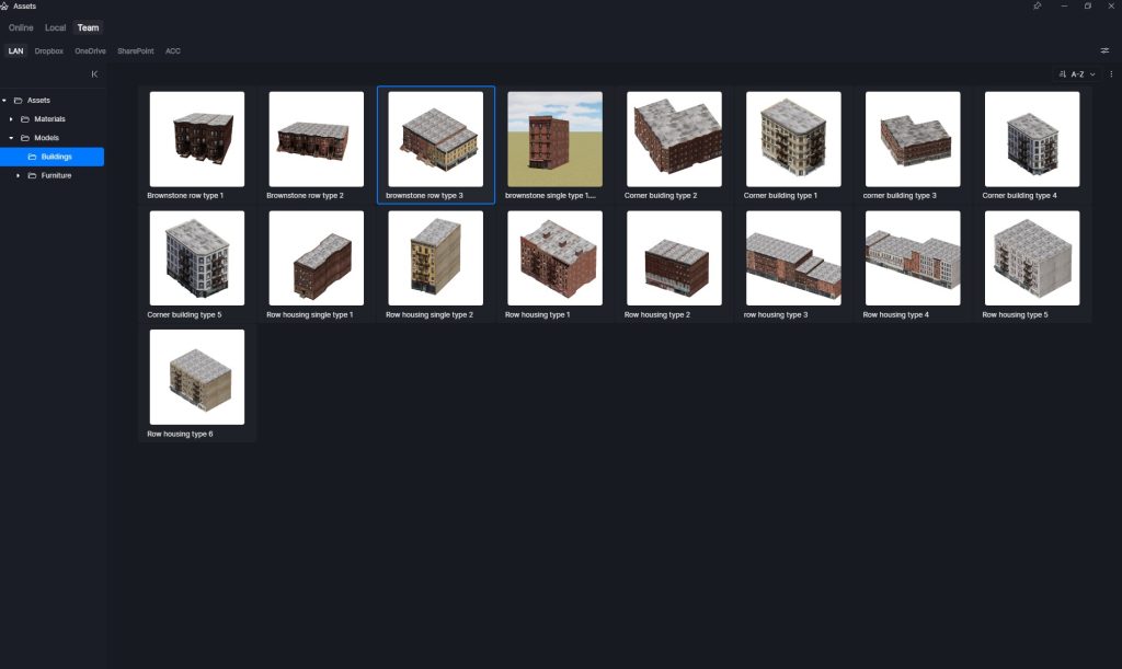 Common assets on Handel's team library