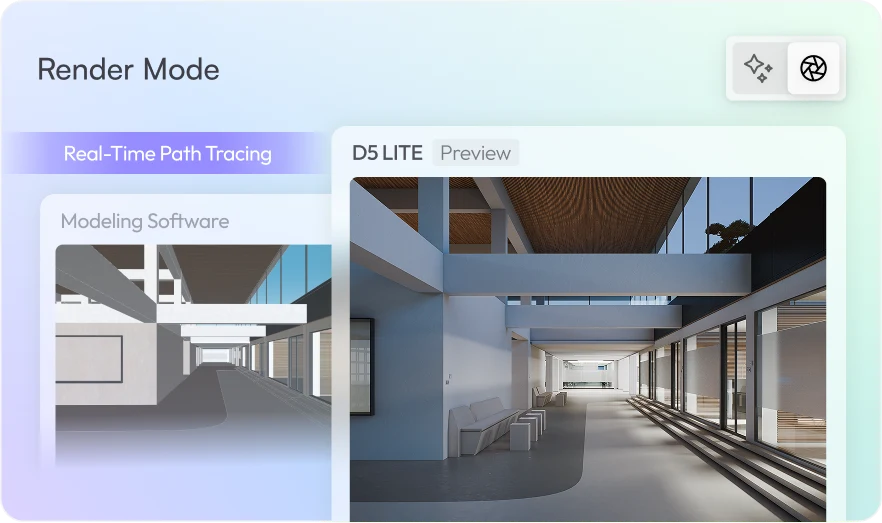 D5 Lite Render Mode