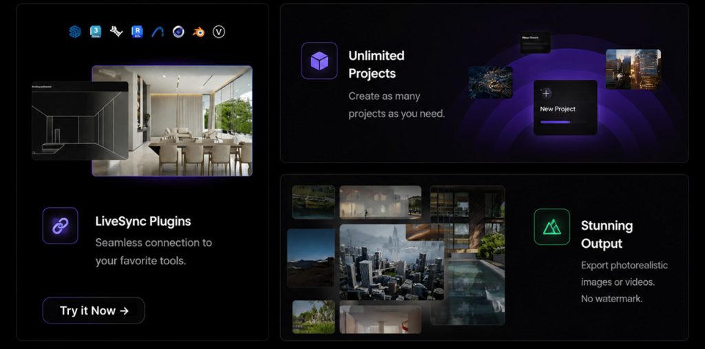 D5 Community (2026): free tier with unlimited projects, LiveSync plugins, and no watermark