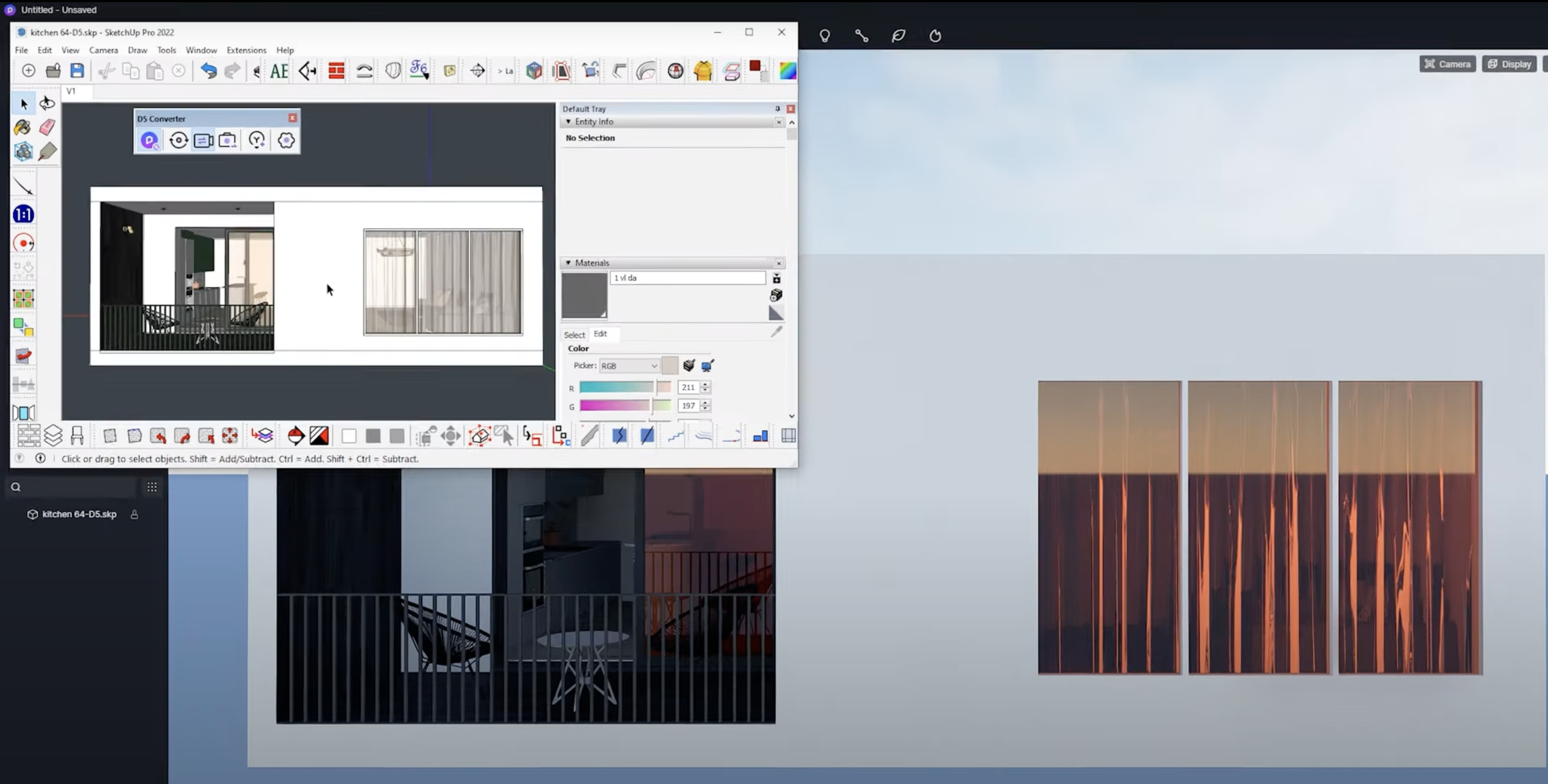 d5 sync for sketchup