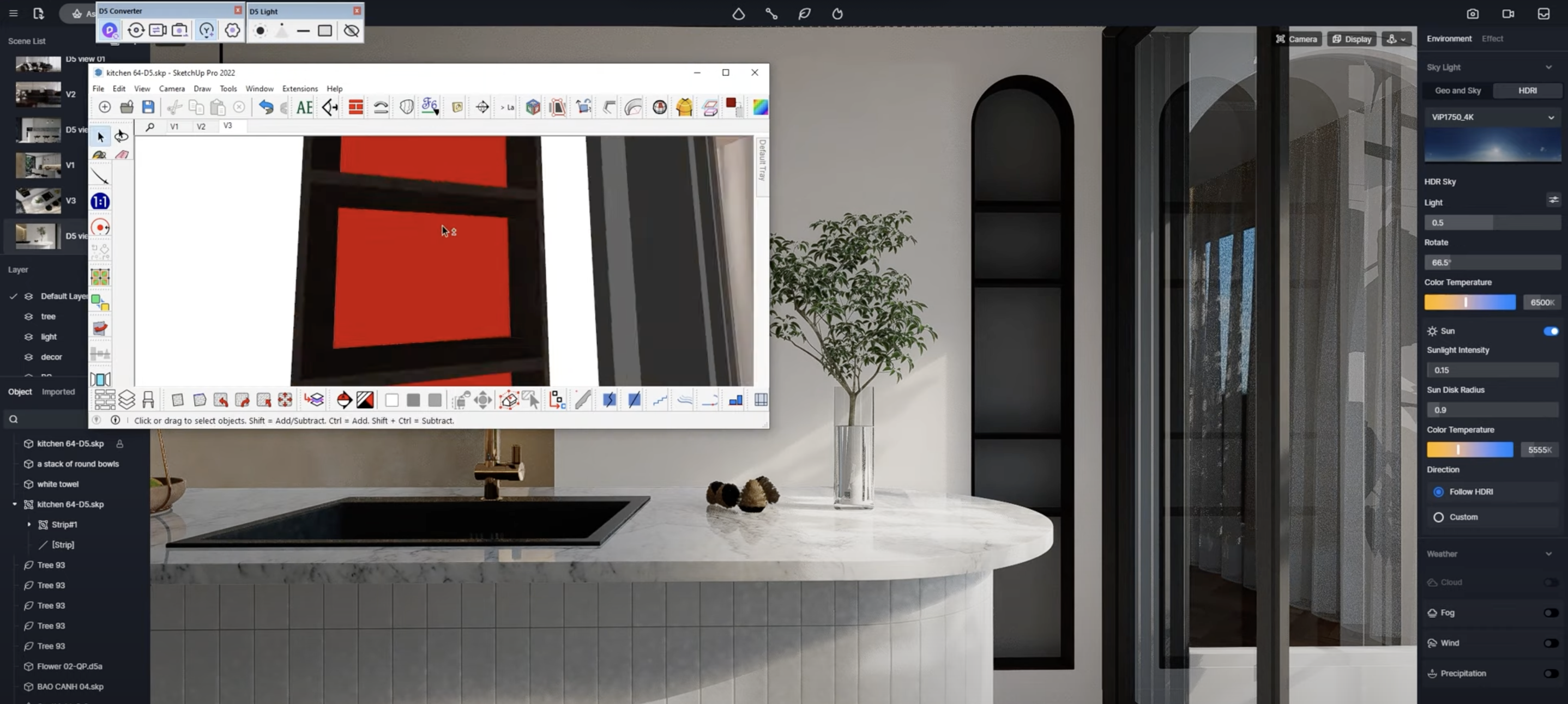 d5 sync for sketchup