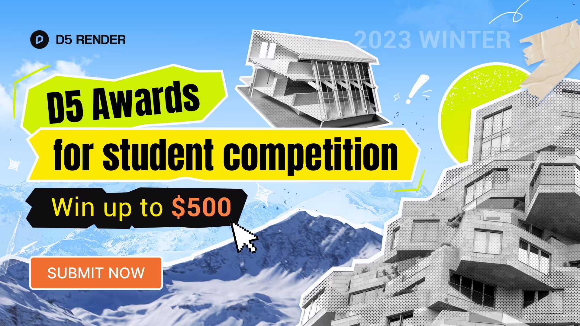 Shine among the best in the educational community - D5 Awards Student Competition 2023 Winter