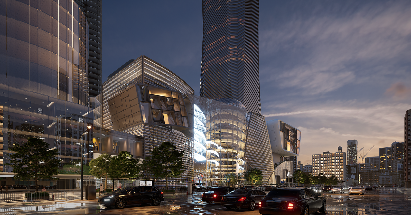Archviz Review: Rendering a Commercial Plaza with D5 Render