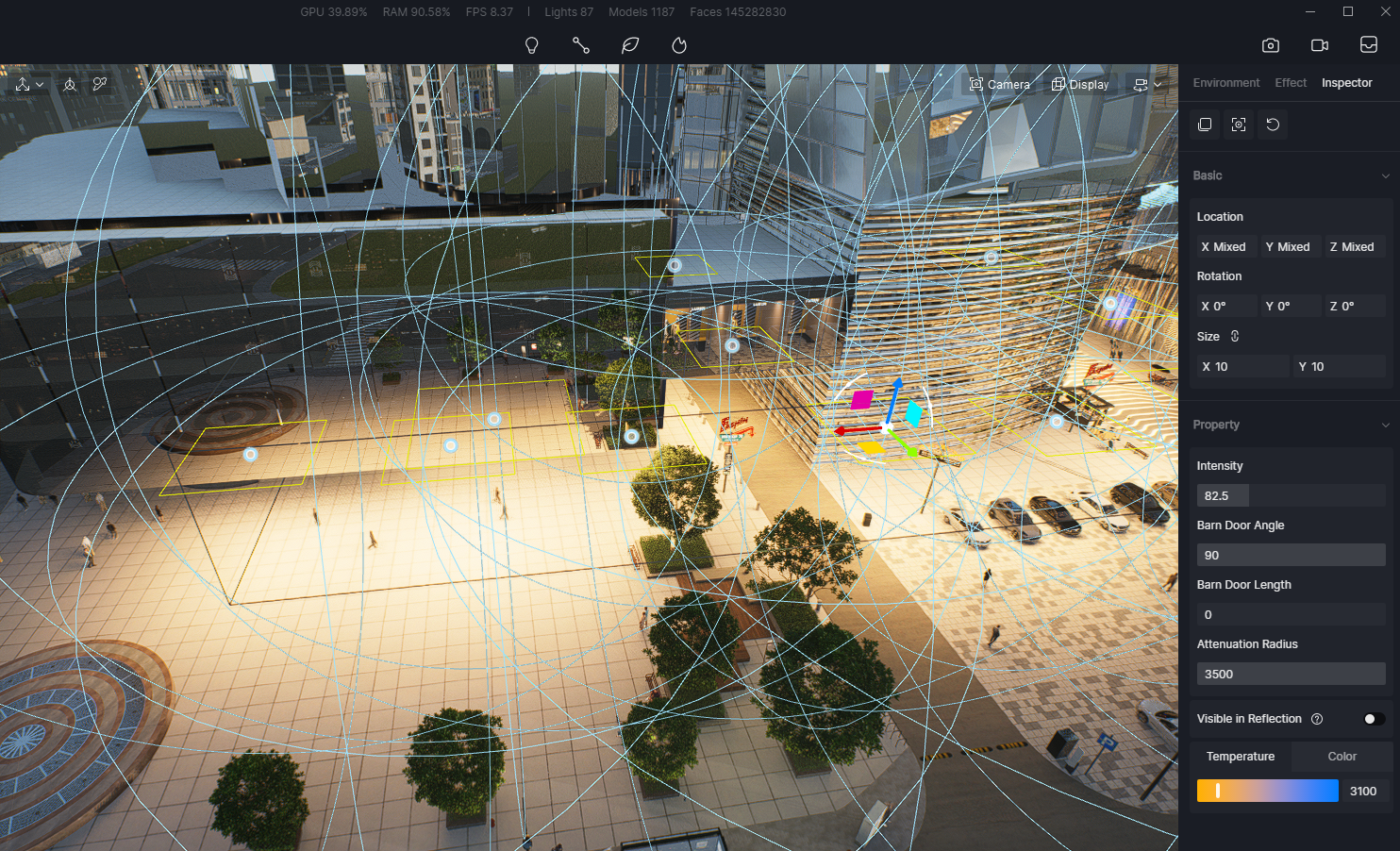 Archviz Review: Rendering a Commercial Plaza with D5 Render