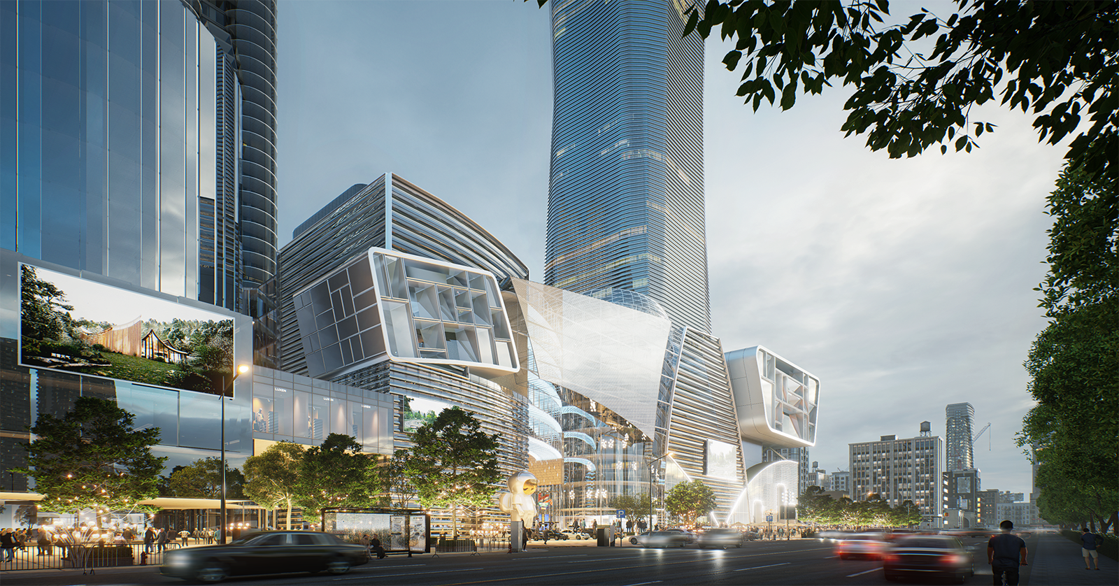 Archviz Review: Rendering a Commercial Plaza with D5 Render