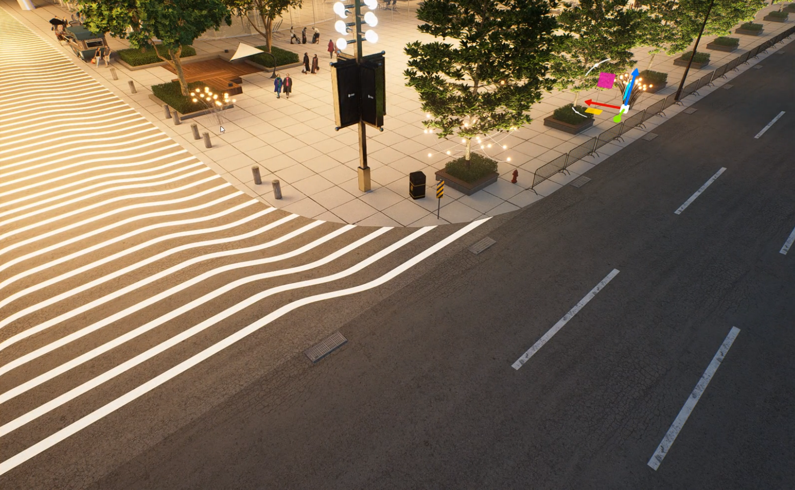 Archviz Review: Rendering a Commercial Plaza with D5 Render