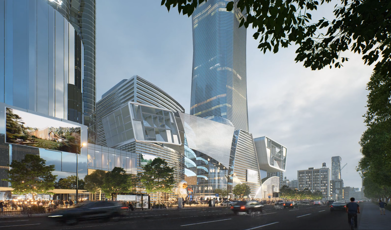 Archviz Review: Rendering a Commercial Plaza with D5 Render