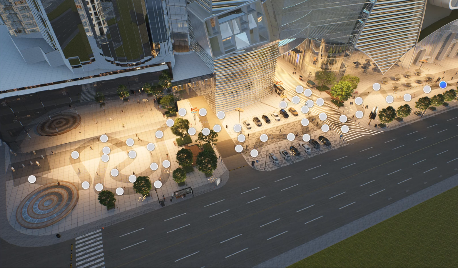 Archviz Review: Rendering a Commercial Plaza with D5 Render