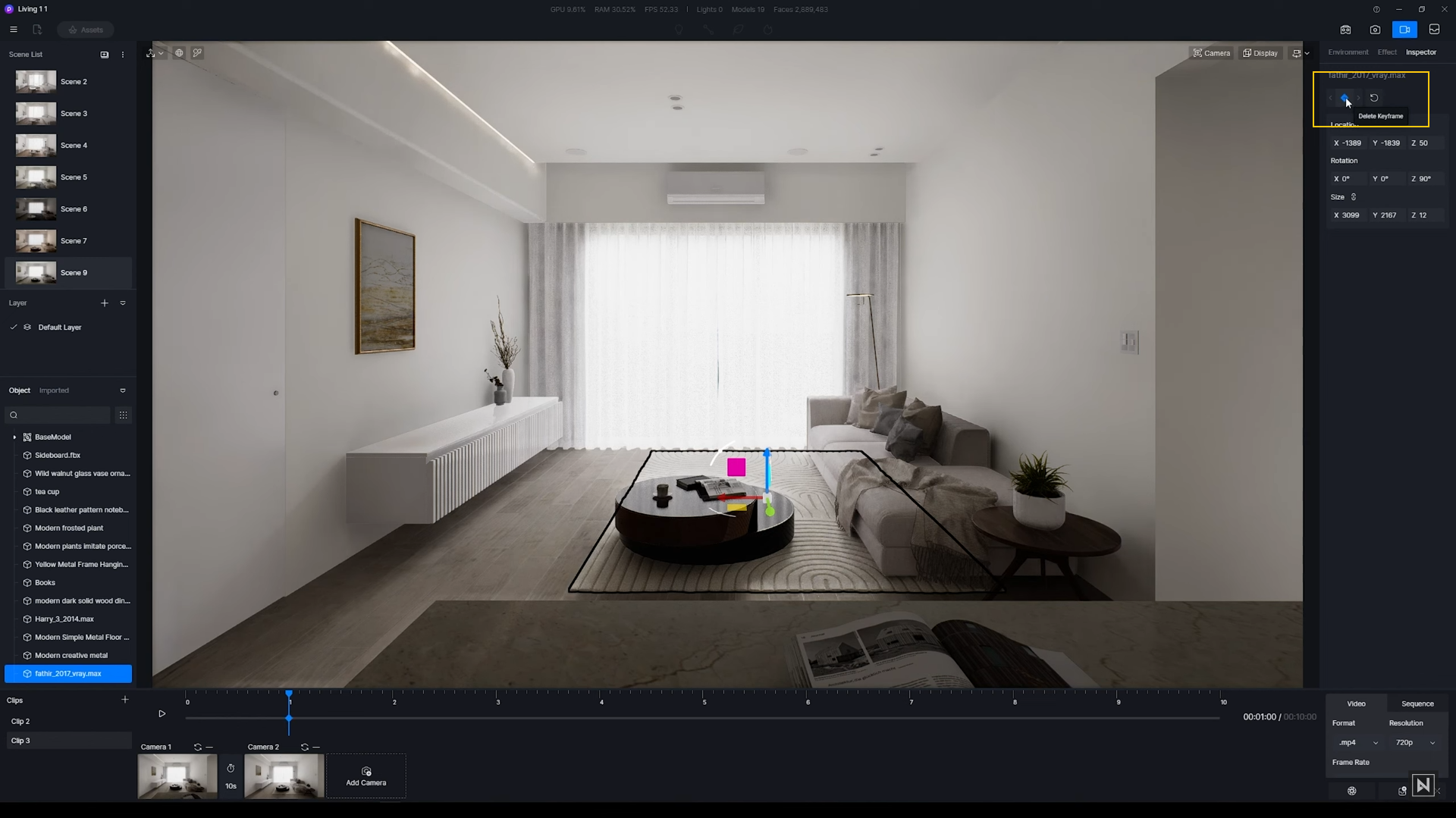 How To Make an Interior Phasing Animation