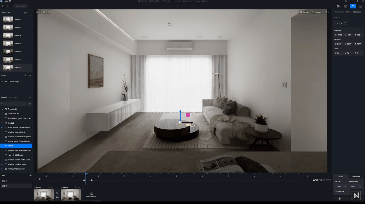 How To Make an Interior Phasing Animation