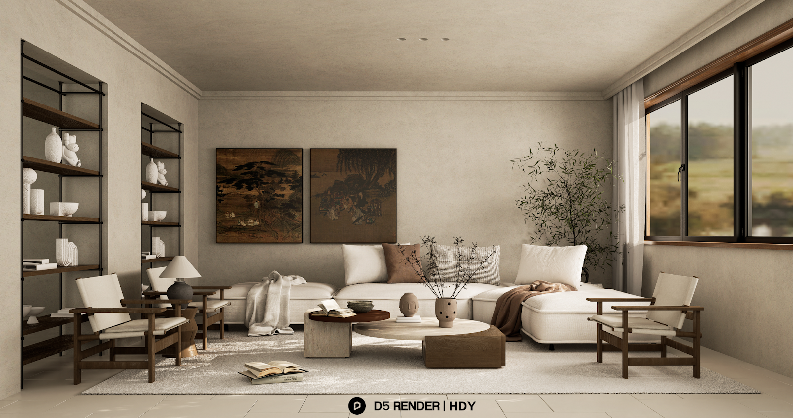 12 Japandi Living Room Design ideas for 2023