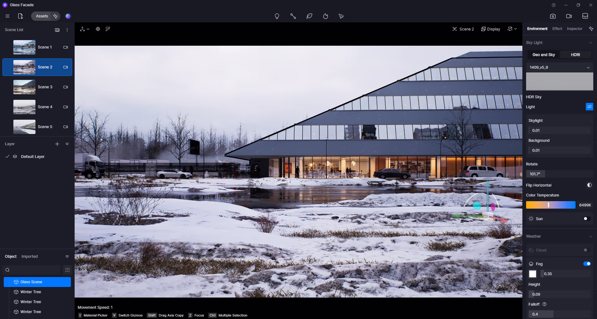 learning 3d visualization skills with d5 scene express