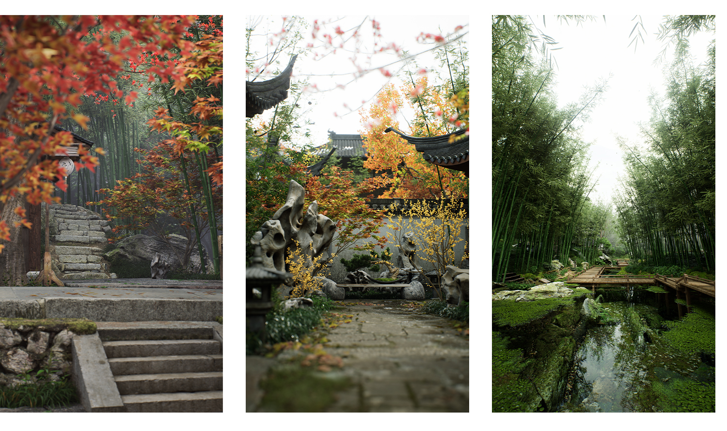 Create a lush and realistic bamboo forest in D5 Render