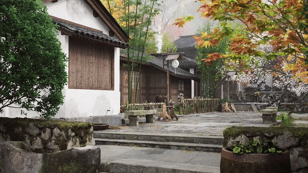 Create a lush and realistic bamboo forest in D5 Render