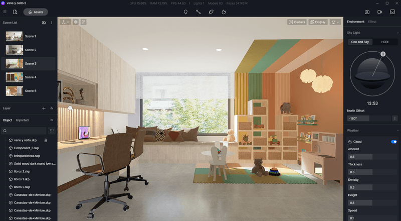 User Showcase: Archicad Interior Visualization with D5