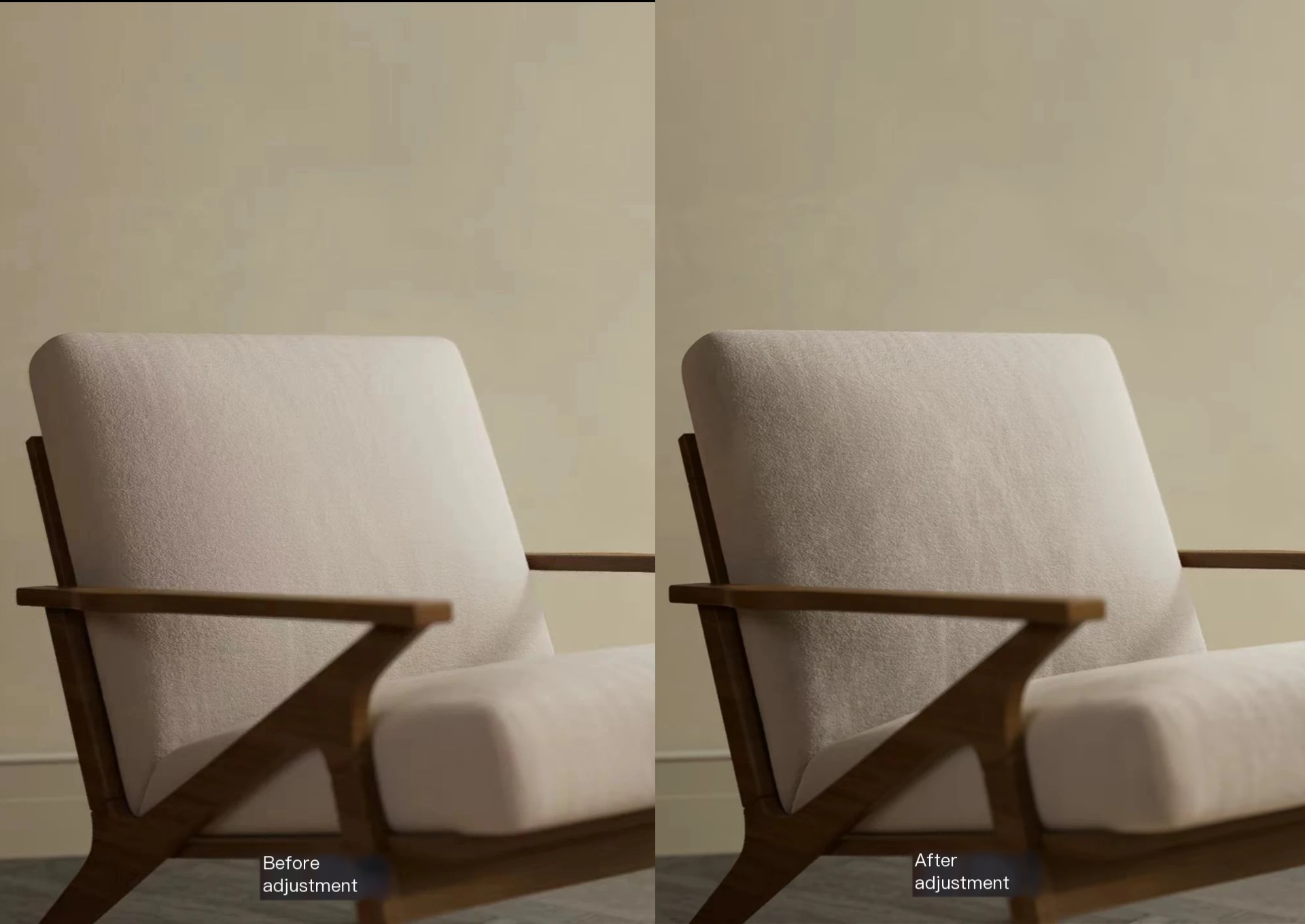 Realistic velvet material texture with soft sheen and deep folds, rendered in D5 Render for photorealistic scene backdrops.
