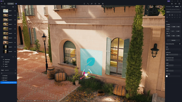 3D Landscape Scatter Tools in D5 Render You Must Know